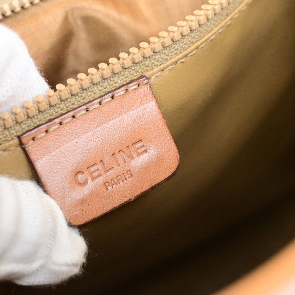 Celine Celine Vintage Macadam Shoulder Bag Canvas and Leather Size ONE SIZE - 6 Thumbnail