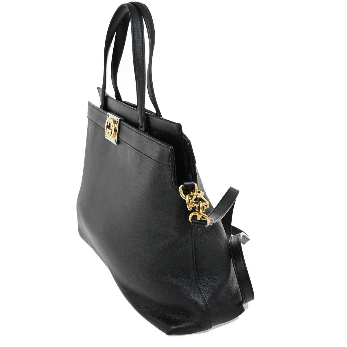 Gucci Gucci Linea Matisse Interlocking G Top Handle Tote Leather Size ONE SIZE - 3 Thumbnail