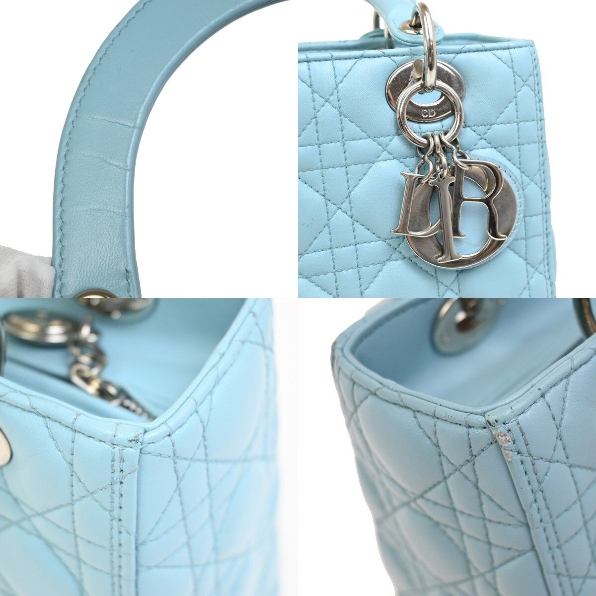 Dior Christian Dior Lady Dior Leather Size ONE SIZE - 14 Thumbnail