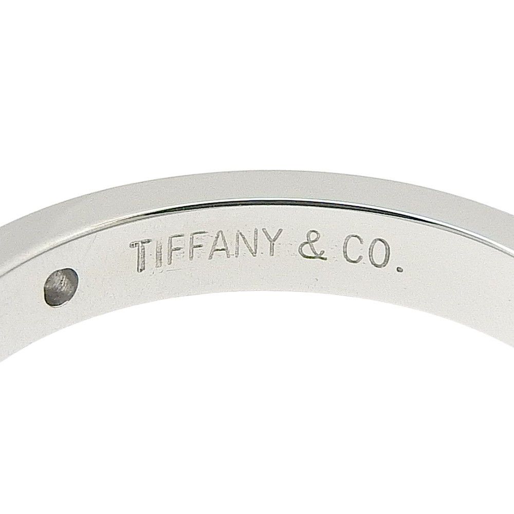Tiffany & Co. Tiffany & Co. Elsa Peretti 1 Diamond Stacking Band Ring 950 Platinum with Diamond Size ONE SIZE - 5 Thumbnail