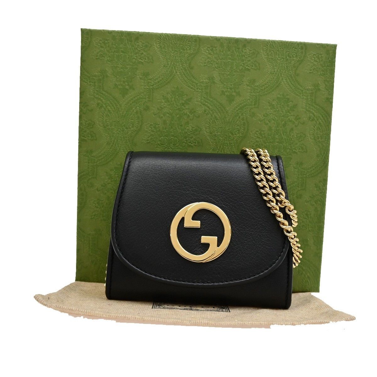 Gucci Gucci Blondie NM Chain Flap Bag Leather Size ONE SIZE - 14 Thumbnail