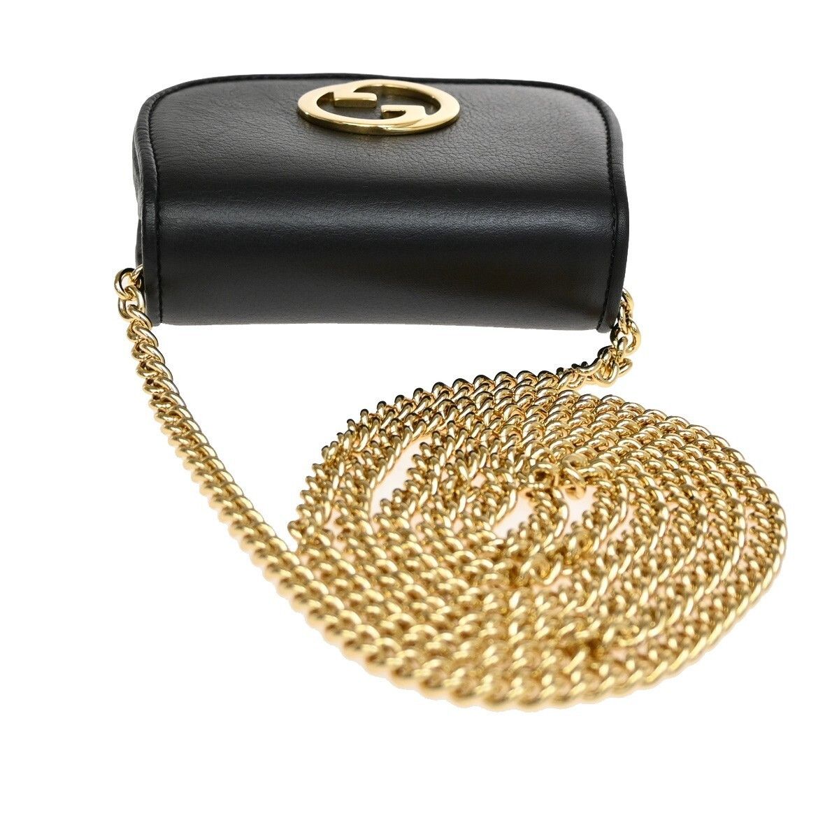 Gucci Gucci Blondie NM Chain Flap Bag Leather Size ONE SIZE - 8 Thumbnail