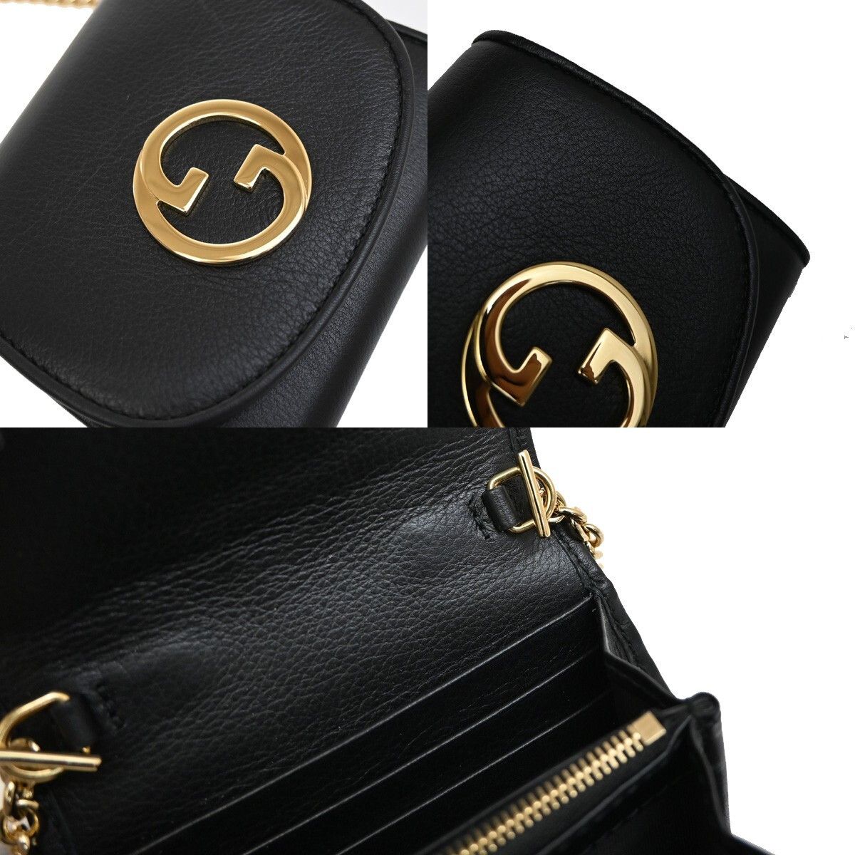 Gucci Gucci Blondie NM Chain Flap Bag Leather Size ONE SIZE - 11 Thumbnail