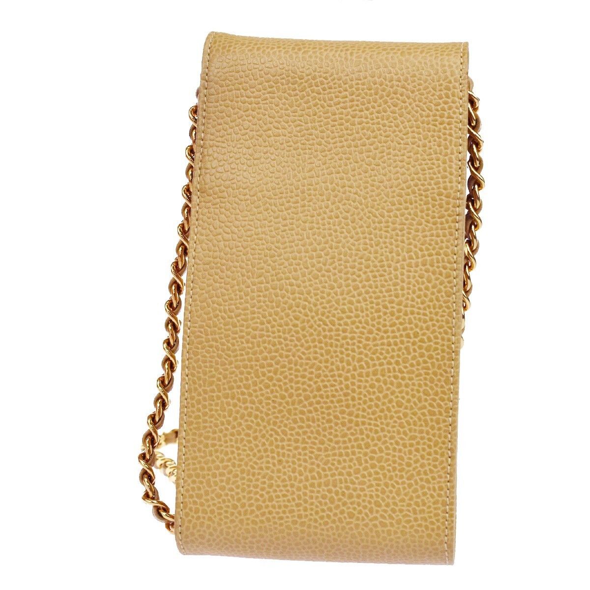 Chanel Chanel Vintage CC Phone Holder Crossbody Bag Caviar Size ONE SIZE - 2 Thumbnail