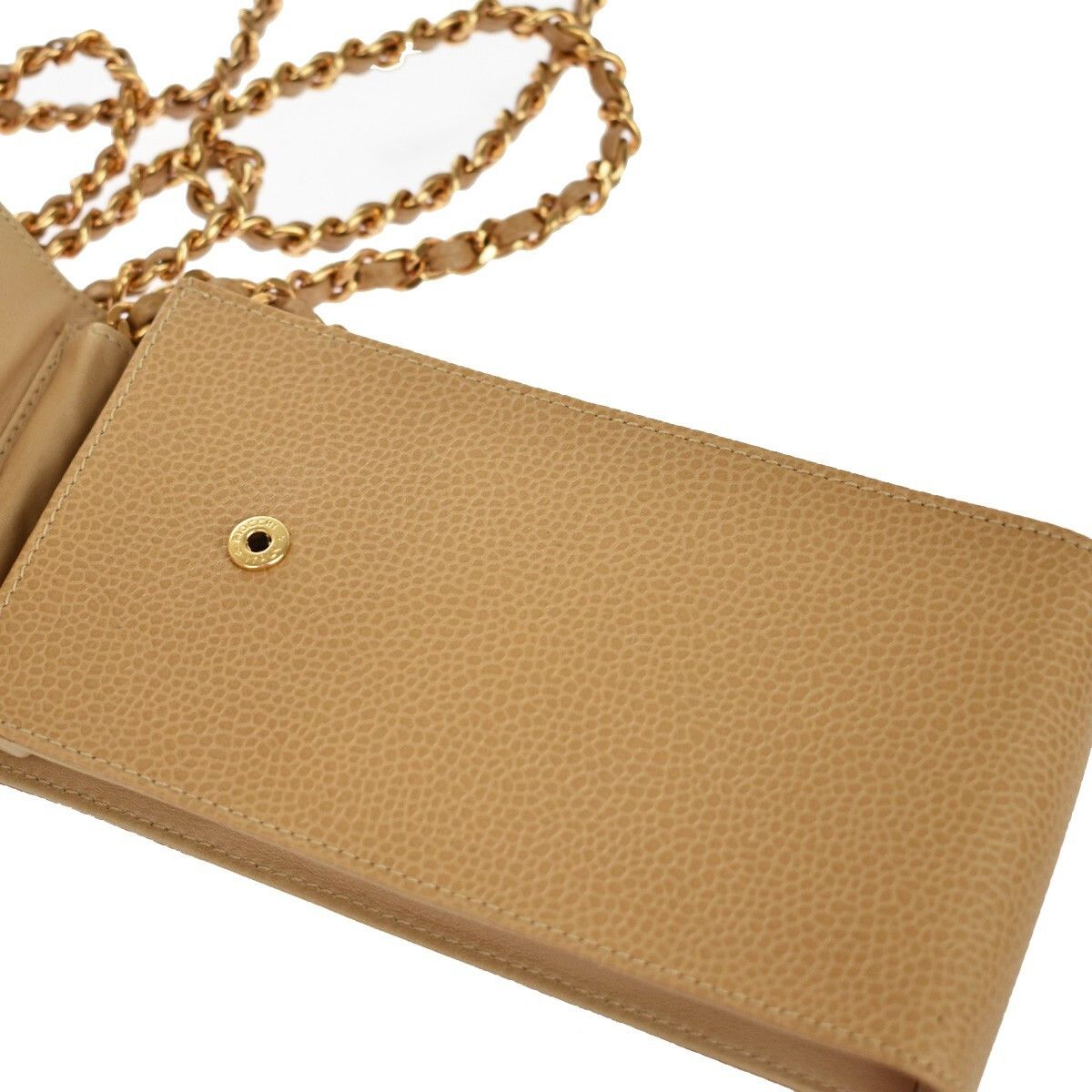 Chanel Chanel Vintage CC Phone Holder Crossbody Bag Caviar Size ONE SIZE - 12 Thumbnail