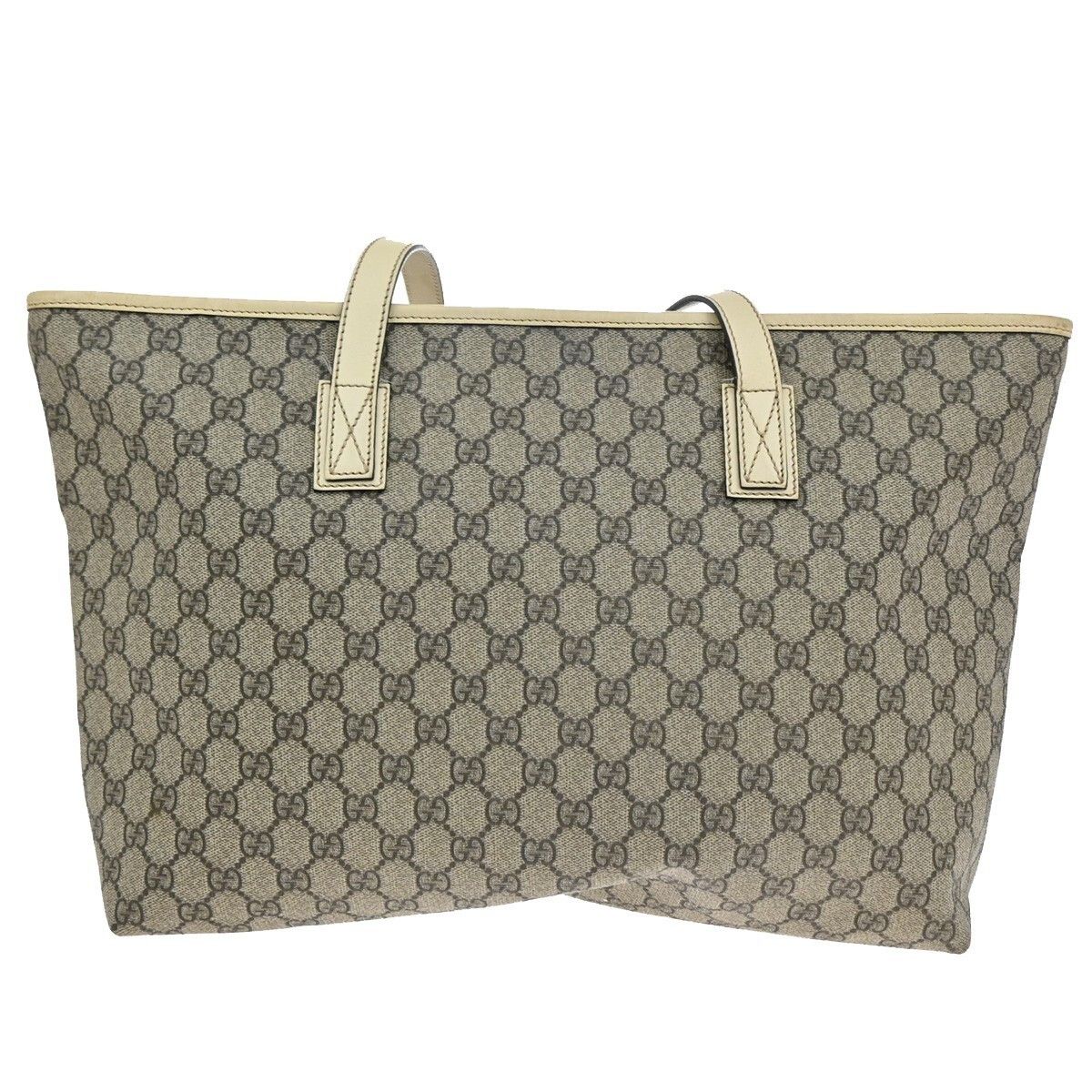 Gucci Gucci Plus Tote GG Coated Canvas with Leather Size ONE SIZE - 2 Thumbnail