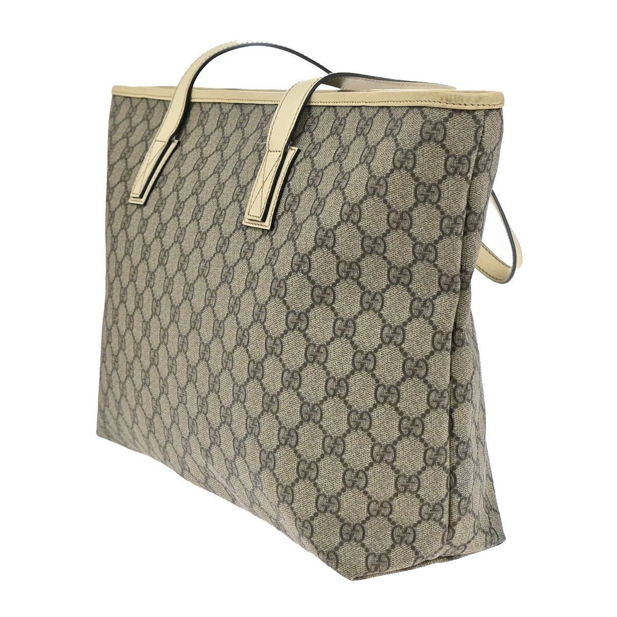Gucci Gucci Plus Tote GG Coated Canvas with Leather Size ONE SIZE - 4 Thumbnail