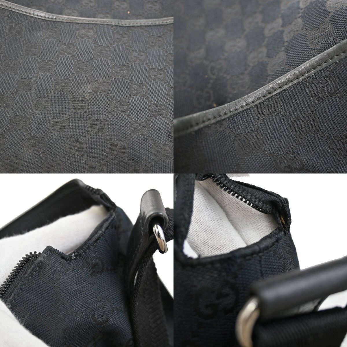 Gucci Gucci Zip Messenger Bag GG Denim Size ONE SIZE - 12 Thumbnail