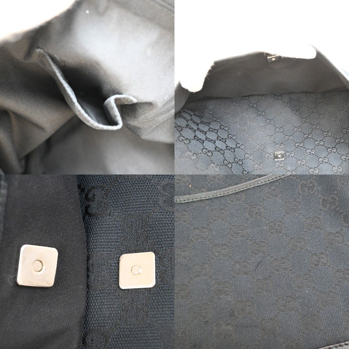 Gucci Gucci Zip Messenger Bag GG Denim Size ONE SIZE - 11 Thumbnail