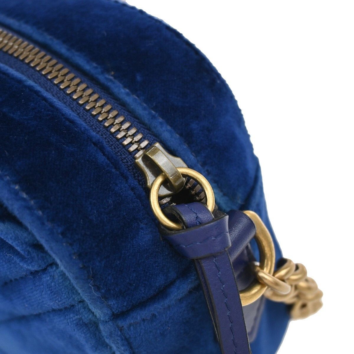 Gucci Gucci GG Marmont Shoulder Bag Matelasse Velvet Size ONE SIZE - 11 Thumbnail