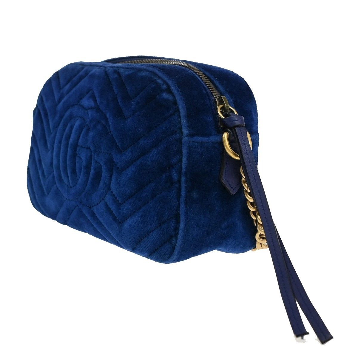 Gucci Gucci GG Marmont Shoulder Bag Matelasse Velvet Size ONE SIZE - 4 Thumbnail