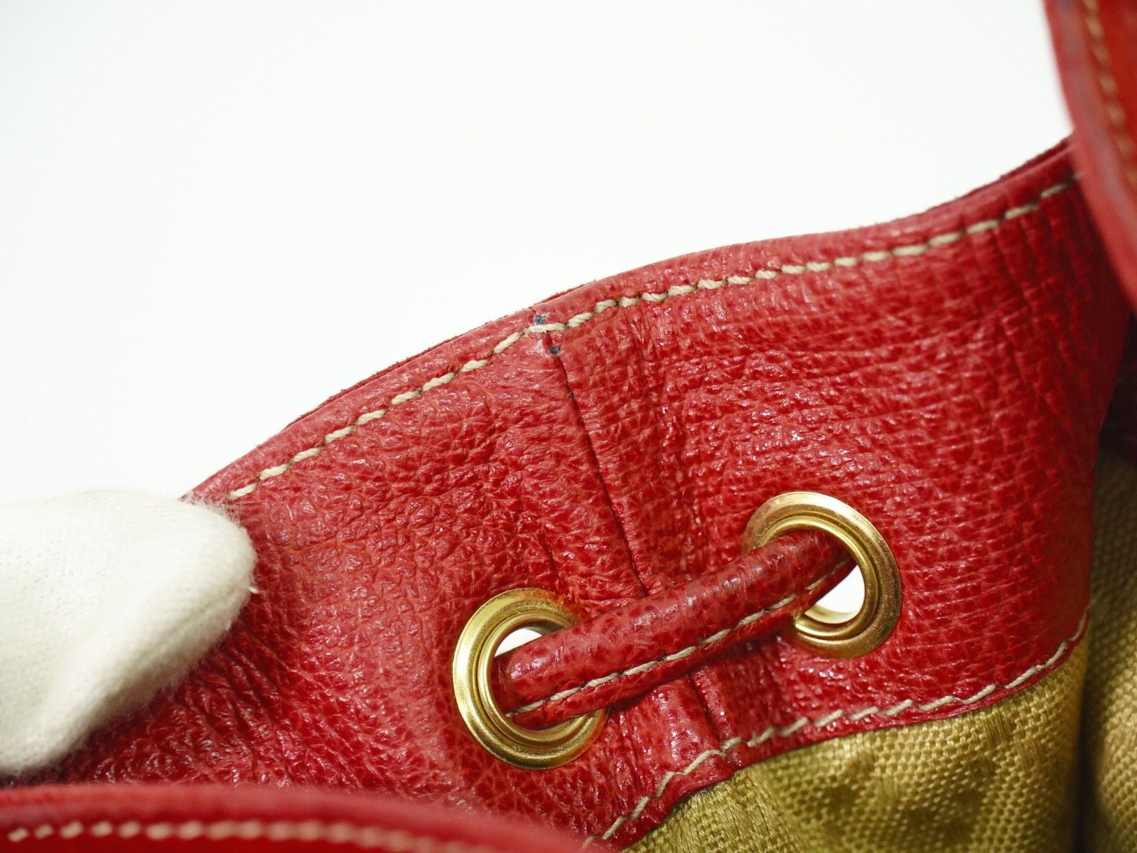 Gucci Gucci Vintage Bamboo Backpack Suede Size ONE SIZE - 15 Thumbnail