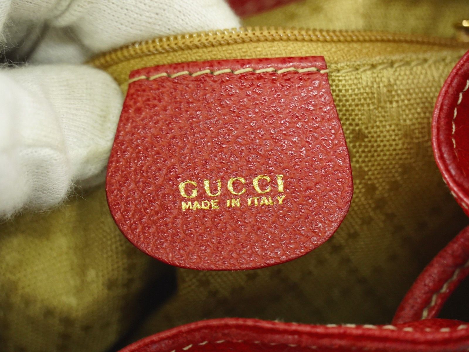 Gucci Gucci Vintage Bamboo Backpack Suede Size ONE SIZE - 4 Thumbnail