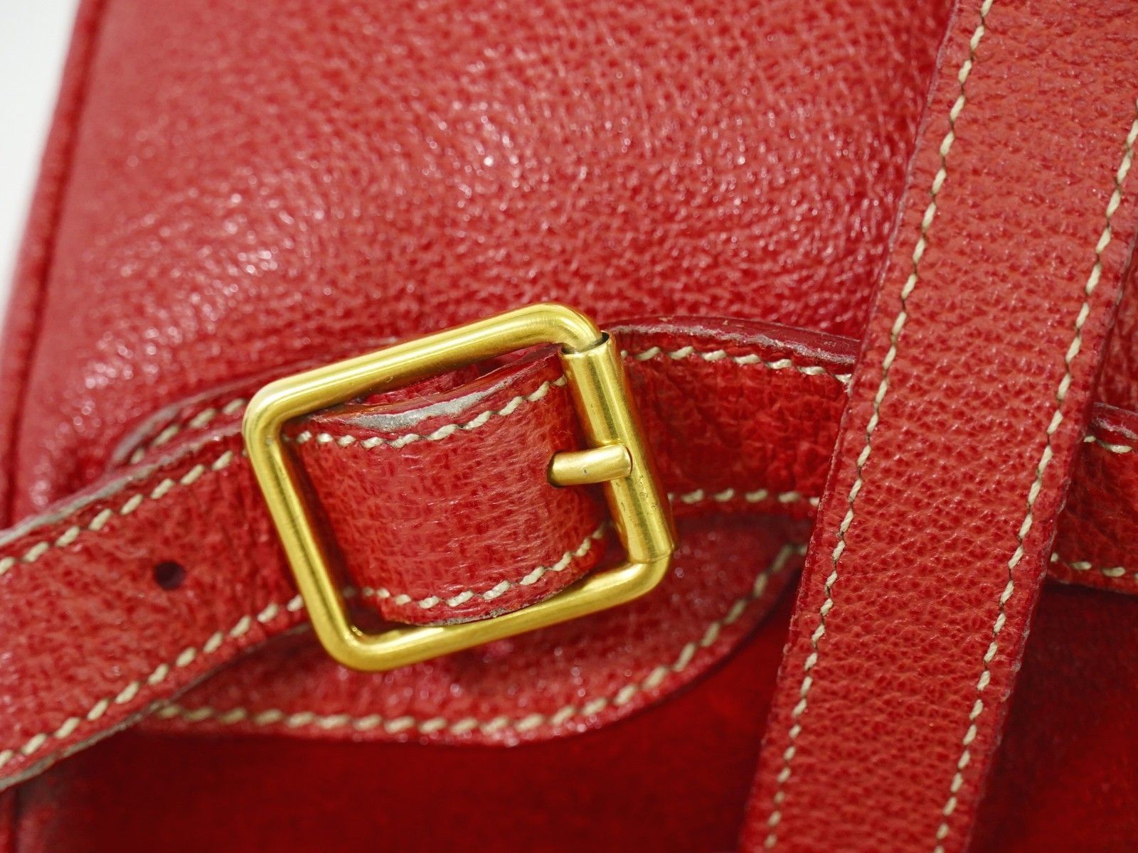 Gucci Gucci Vintage Bamboo Backpack Suede Size ONE SIZE - 10 Thumbnail
