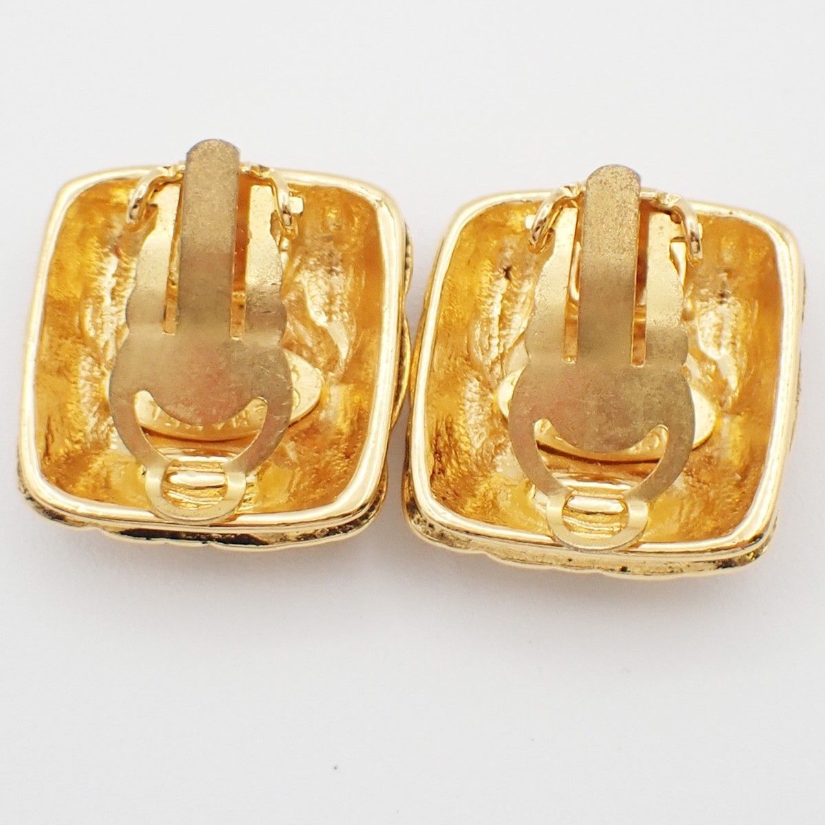 Chanel Chanel Square CC Symbols Clip-On Earrings Metal Size ONE SIZE - 2 Thumbnail