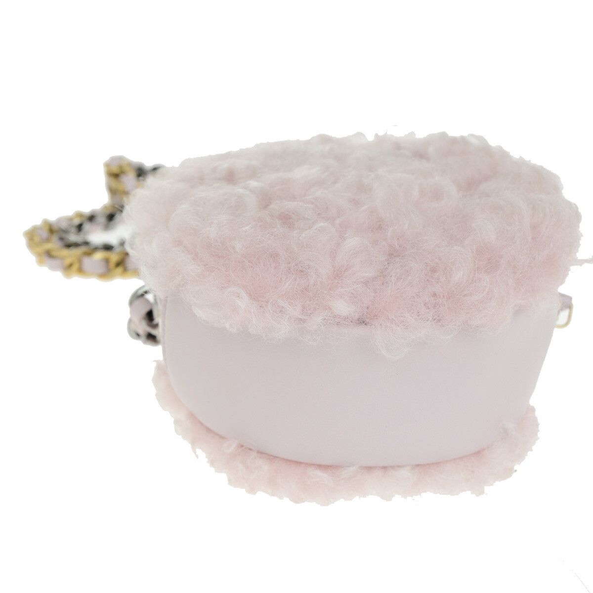 Chanel Chanel 19 Round Clutch with Chain Quilted Shearling Size ONE SIZE - 12 Thumbnail