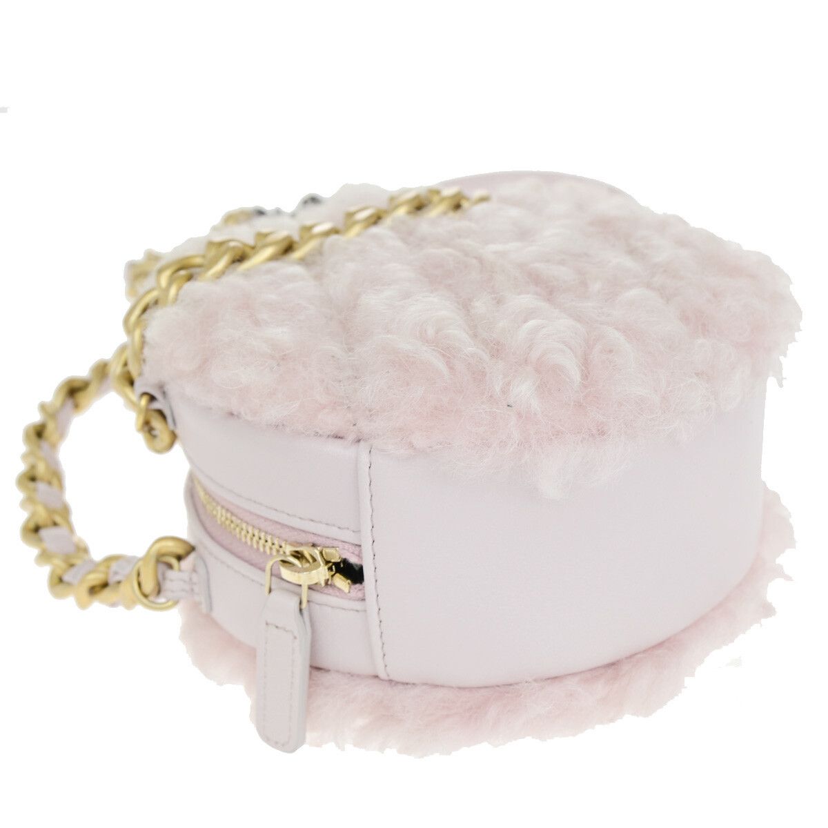 Chanel Chanel 19 Round Clutch with Chain Quilted Shearling Size ONE SIZE - 16 Thumbnail