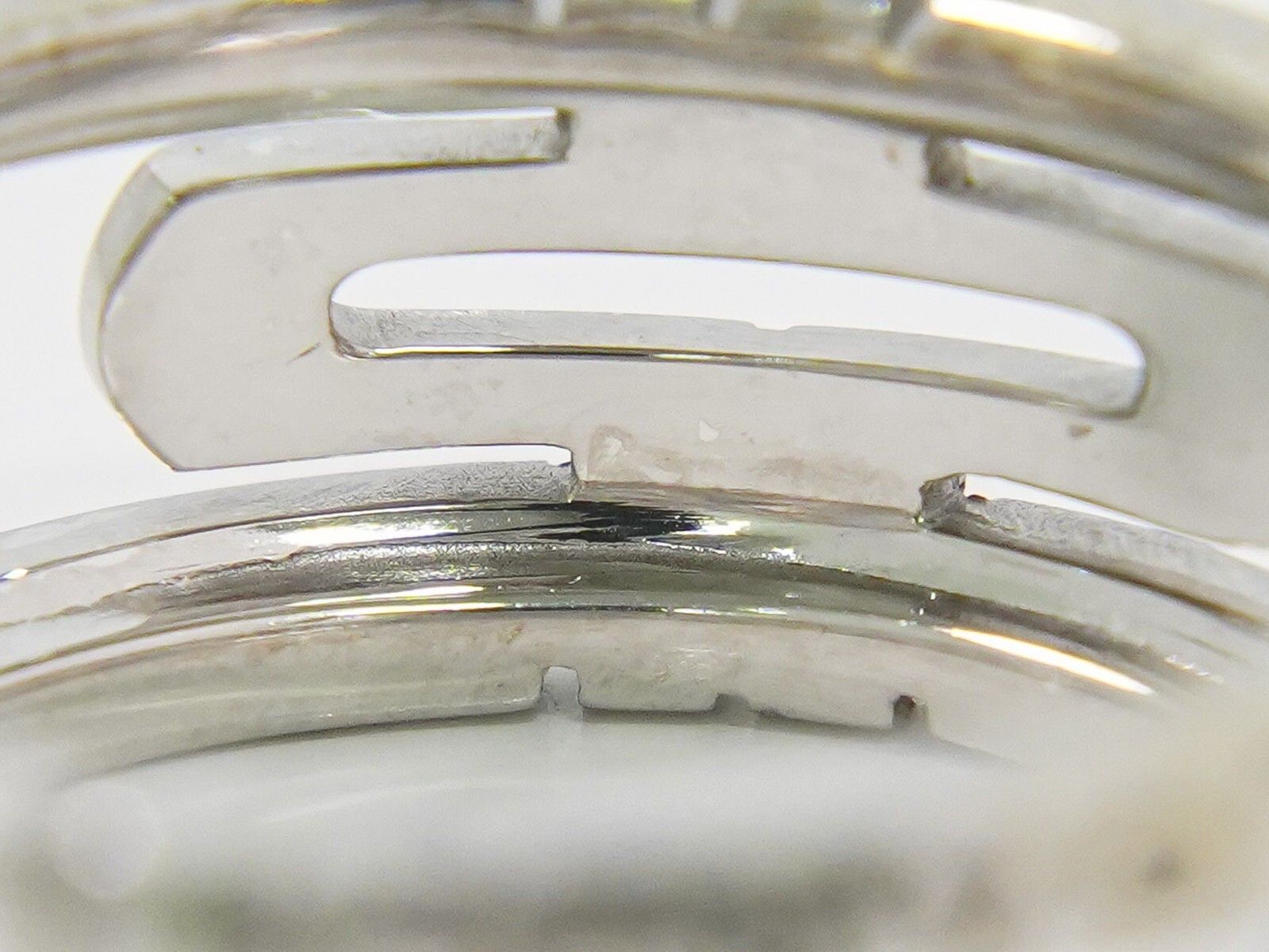 Bvlgari Bvlgari Parentesi Ring 18K White Gold Size ONE SIZE - 9 Thumbnail
