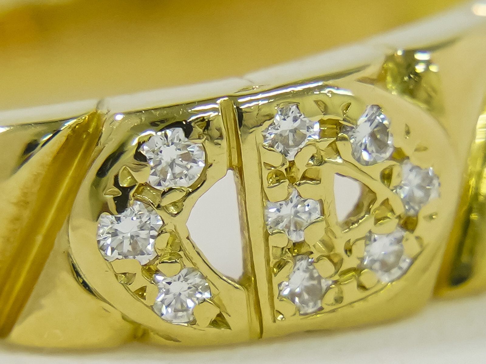 Dior Christian Dior CD ring Yellow Gold and Diamond Size ONE SIZE - 5 Thumbnail