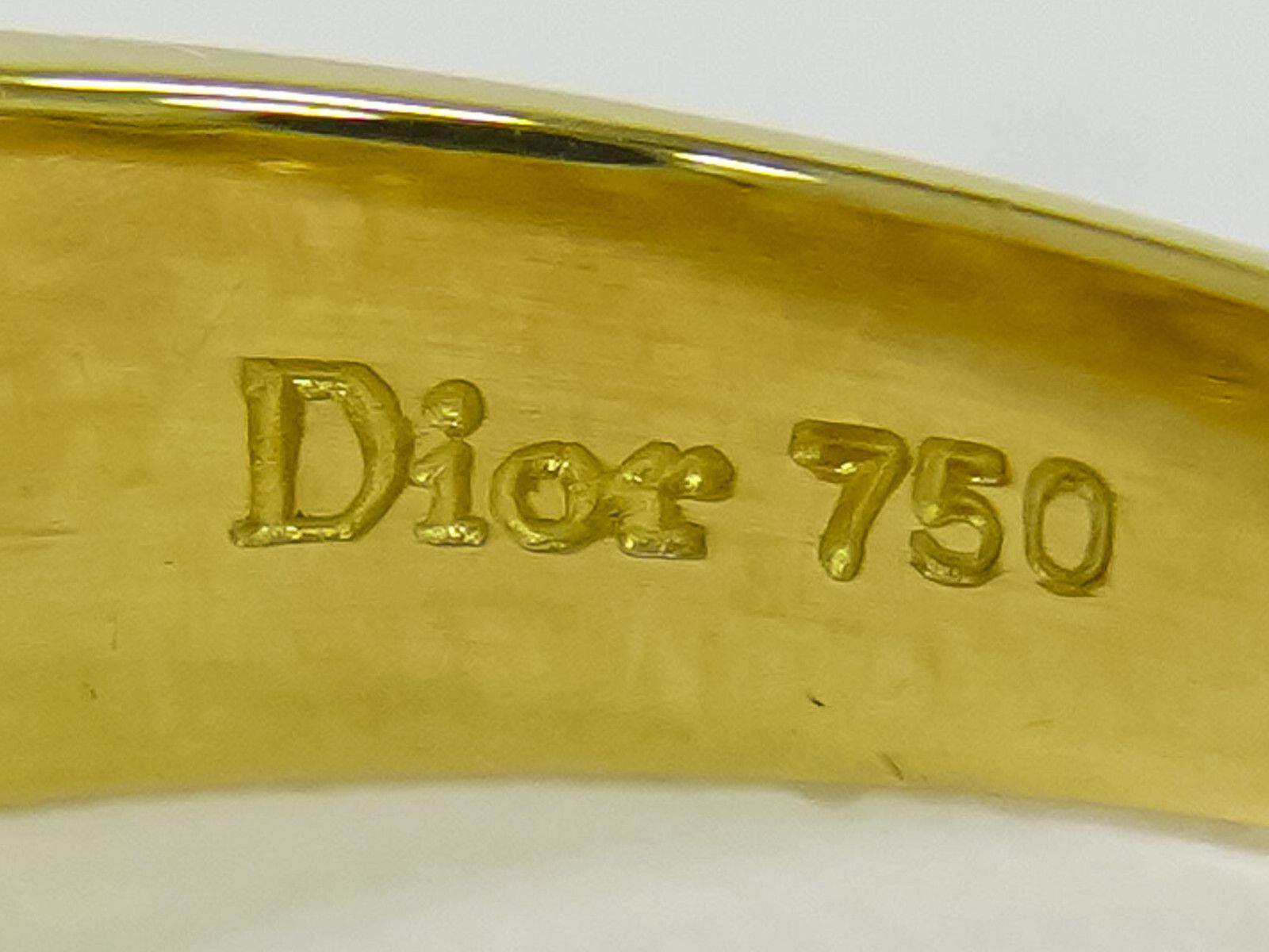 Dior Christian Dior CD ring Yellow Gold and Diamond Size ONE SIZE - 8 Thumbnail