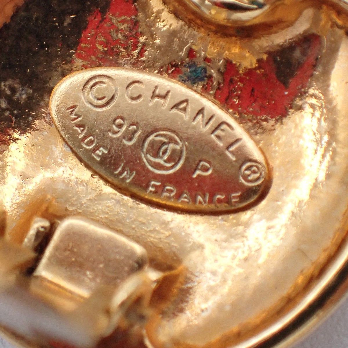 Chanel Chanel Vintage CC Round Button Clip-On Earrings Metal Size ONE SIZE - 5 Thumbnail