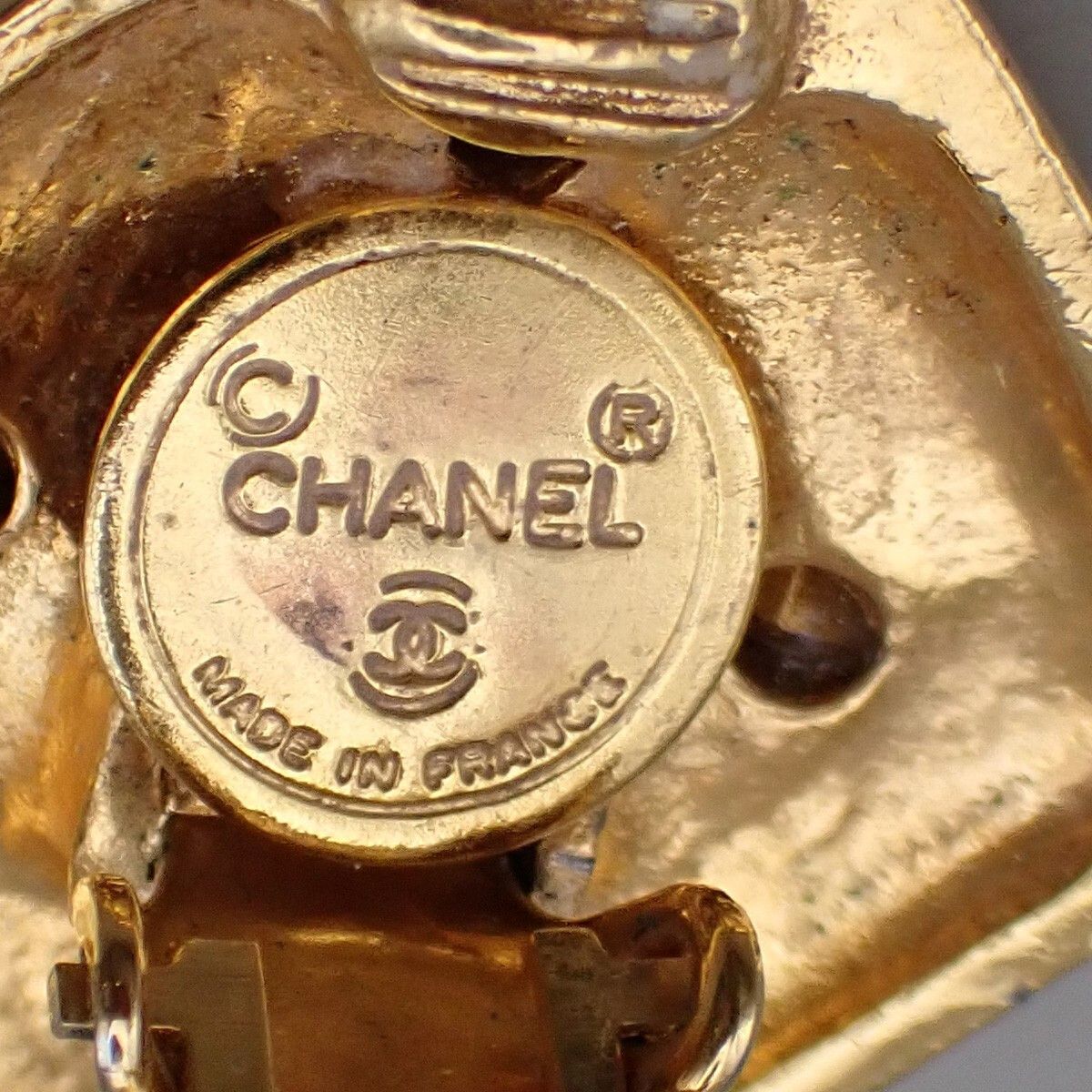 Chanel Chanel Vintage CC Diamond Clip-On Earrings Metal Size ONE SIZE - 6 Thumbnail