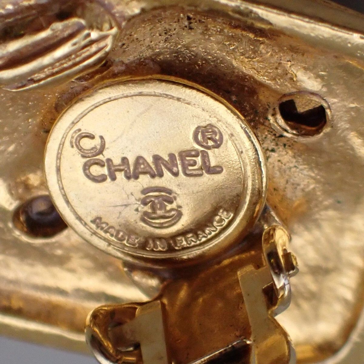 Chanel Chanel Vintage CC Diamond Clip-On Earrings Metal Size ONE SIZE - 11 Thumbnail