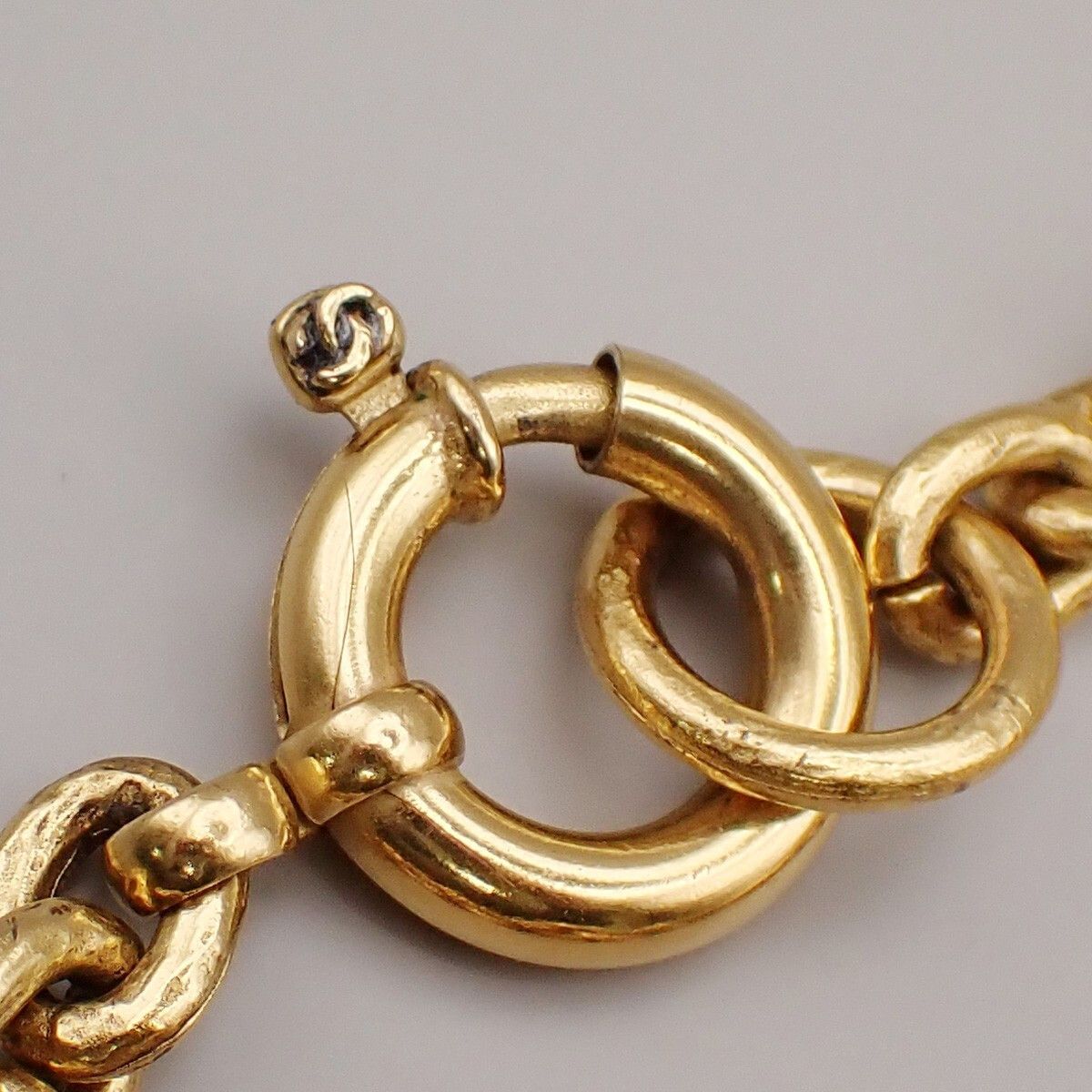 Chanel Chanel Vintage Triple CC Chain Necklace Metal Size ONE SIZE - 7 Thumbnail