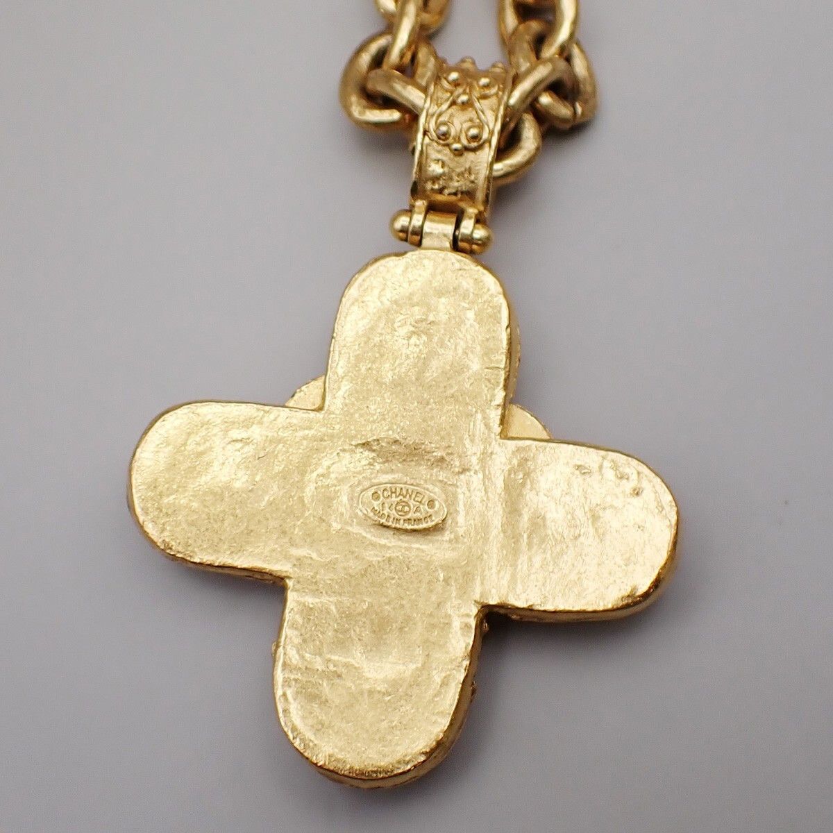Chanel Chanel Vintage Triple CC Chain Necklace Metal Size ONE SIZE - 3 Thumbnail