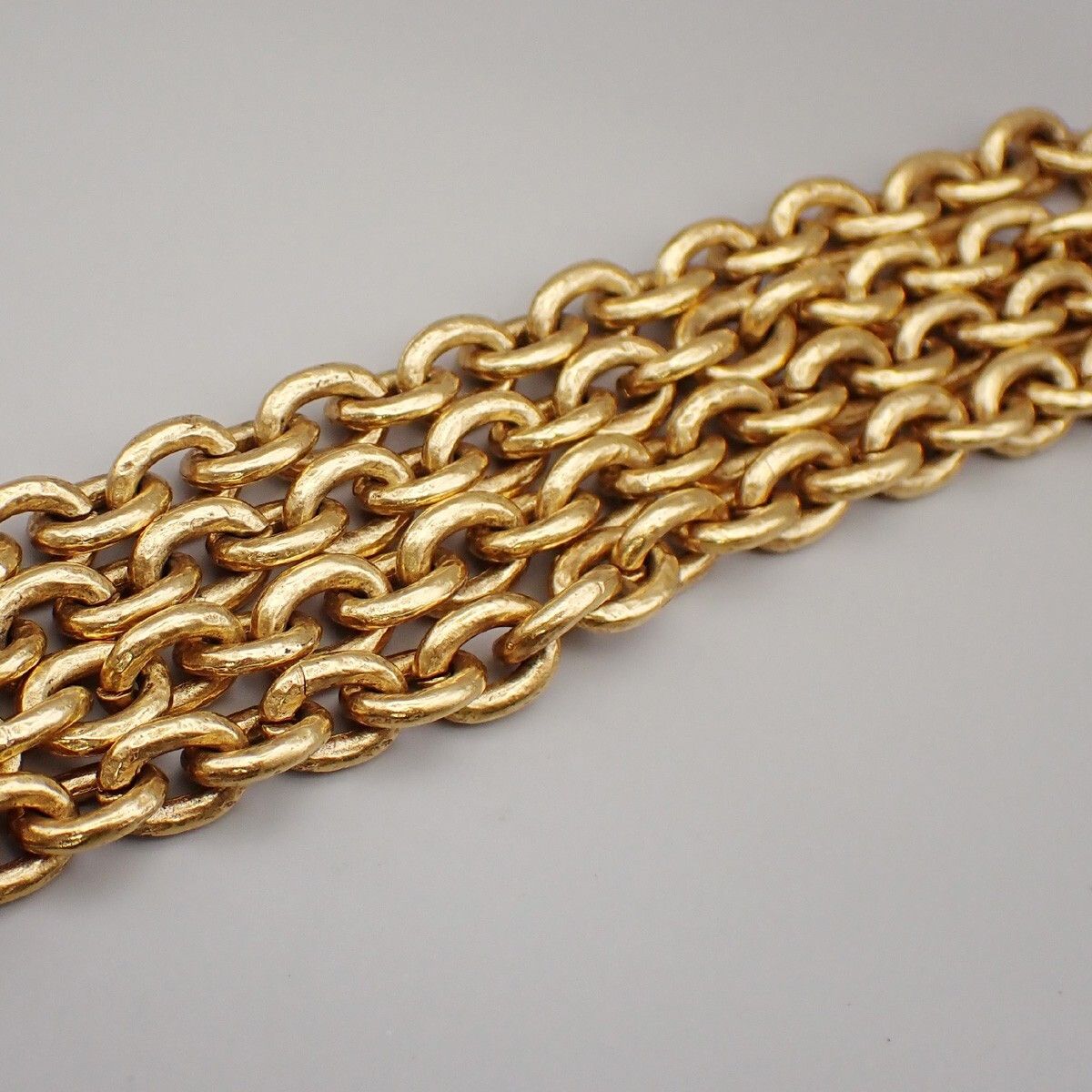 Chanel Chanel Vintage Triple CC Chain Necklace Metal Size ONE SIZE - 4 Thumbnail