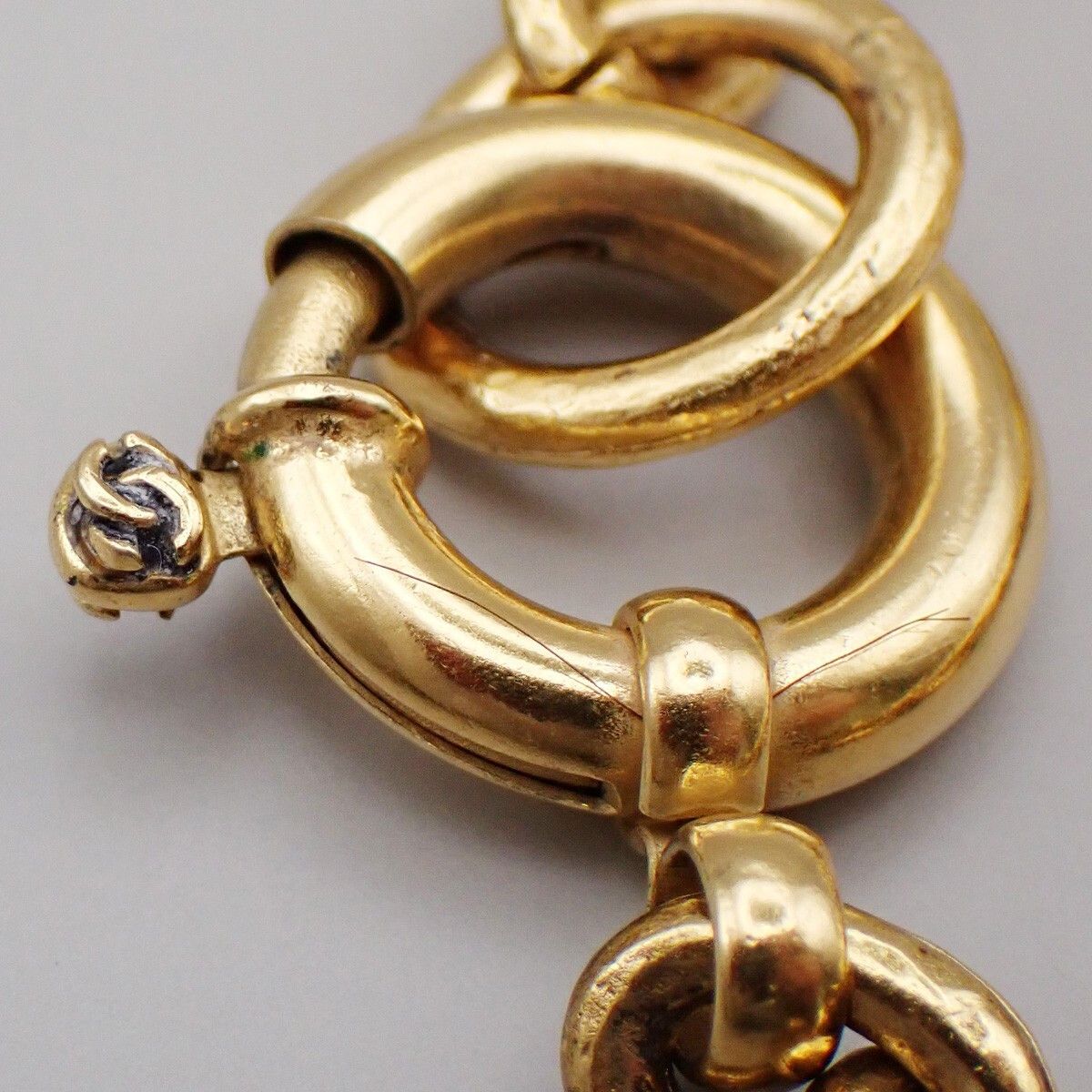 Chanel Chanel Vintage Triple CC Chain Necklace Metal Size ONE SIZE - 8 Thumbnail