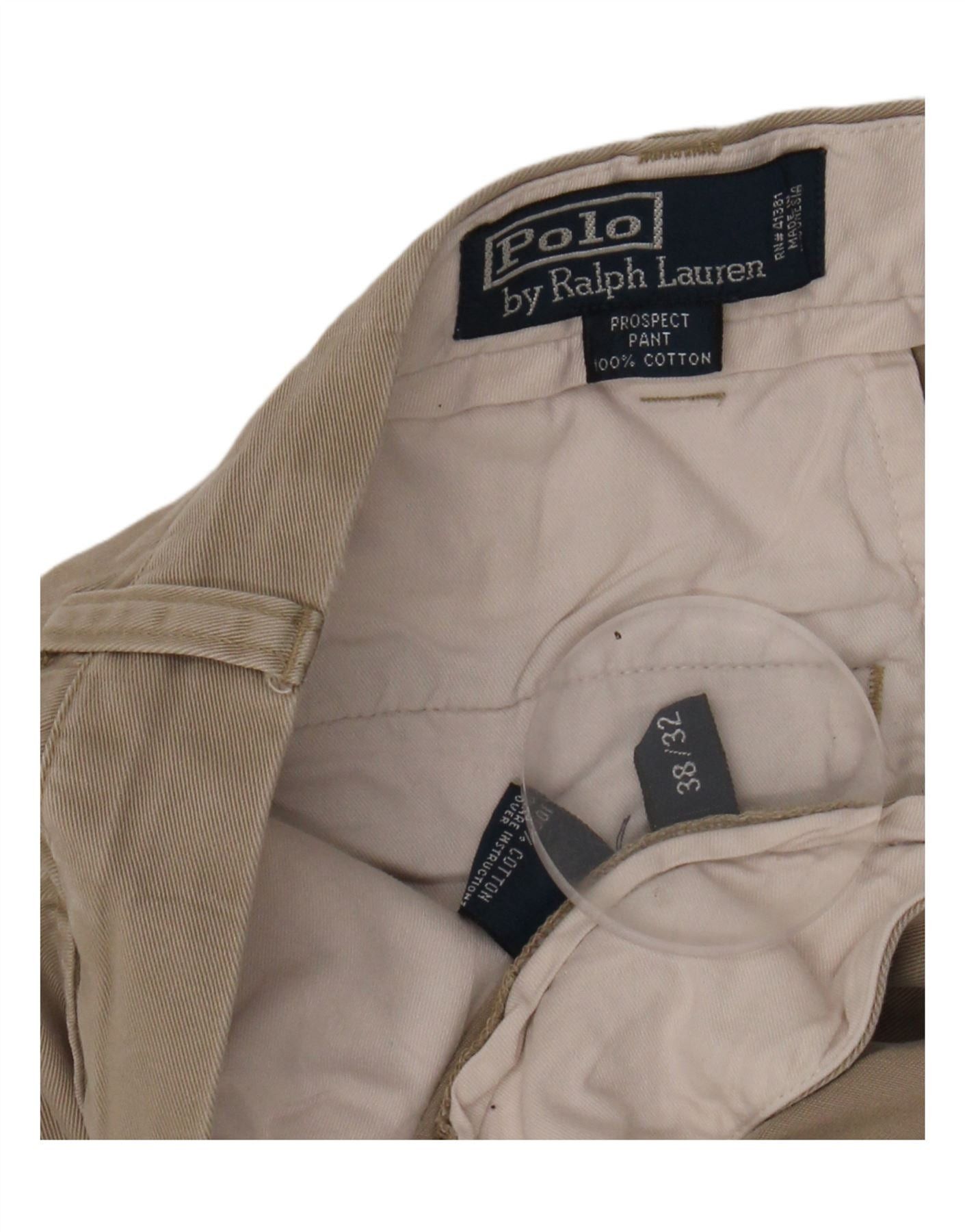 Polo Ralph Lauren Mens Prospect Pant Slim Chino Trousers W38 L32 Grey Size US 38 / EU 54 - 3 Thumbnail