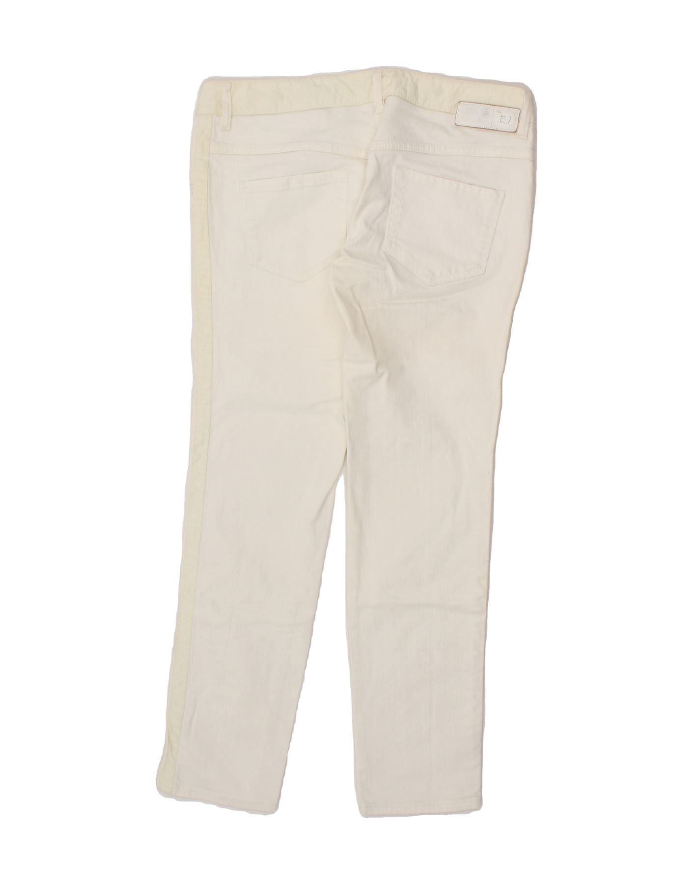 Diesel Womens Slim Jeans W31 L30 White Cotton Size 42" / US 20 - 2 Thumbnail