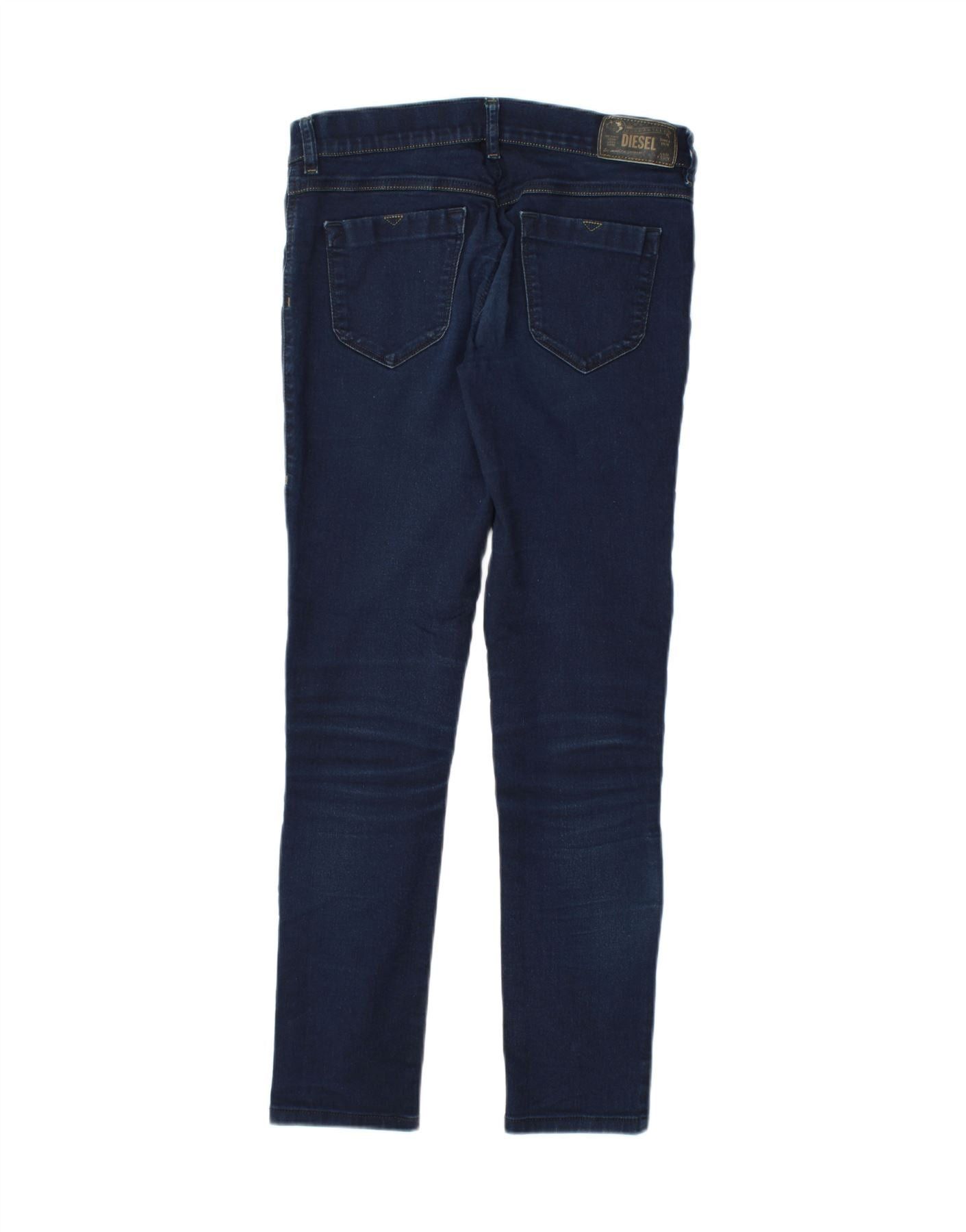 Diesel Womens Skinny Jeans W29 L28 Navy Blue Cotton Size 42" / US 20 - 2 Thumbnail