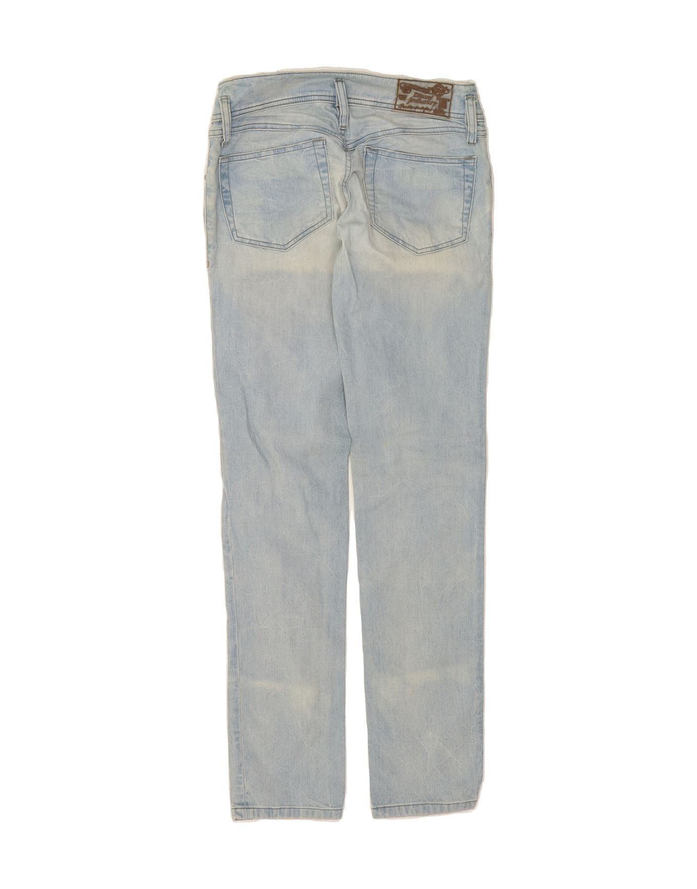 Diesel Womens Matic Slim Jeans W27 L32 Blue Cotton Size 42" / US 20 - 2 Thumbnail