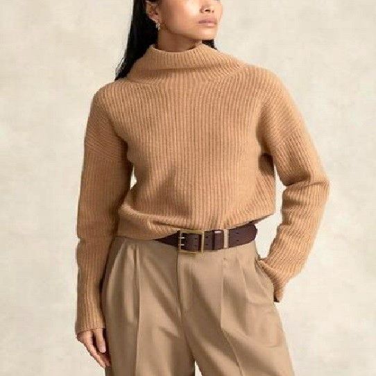 Ralph Lauren Ralph Lauren Polo Ralph Lauren Ribbed Wool Cashmere Sweater Others Tops DUTY FREE for USA Size ONE SIZE - 3 Thumbnail