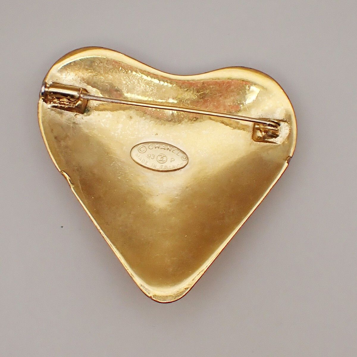Chanel Chanel Vintage CC Heart Brooch Metal Size ONE SIZE - 2 Thumbnail
