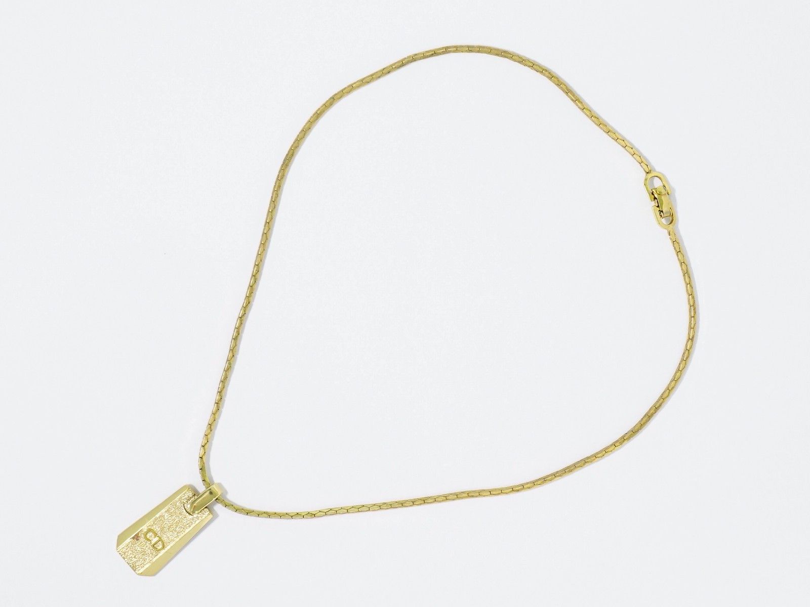 Dior Christian Dior CD Pendant Necklace Gold-plated Size ONE SIZE - 2 Thumbnail