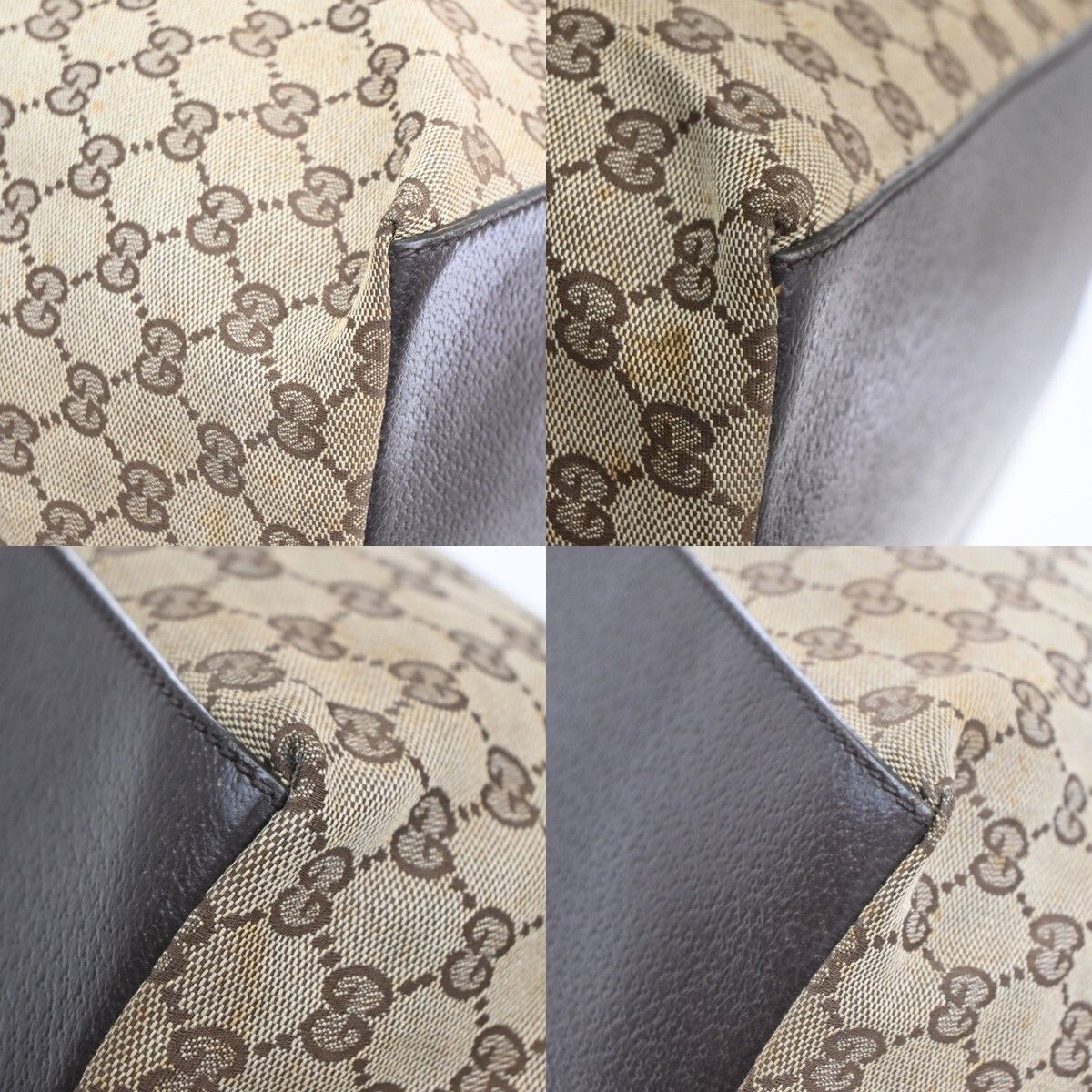 Gucci Gucci Web Zip Tote GG Canvas Size ONE SIZE - 9 Thumbnail