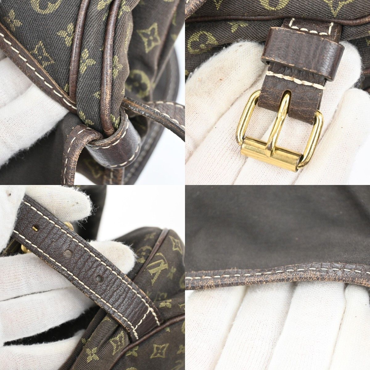 Louis Vuitton Louis Vuitton Saumur Handbag Mini Lin Size ONE SIZE - 10 Thumbnail