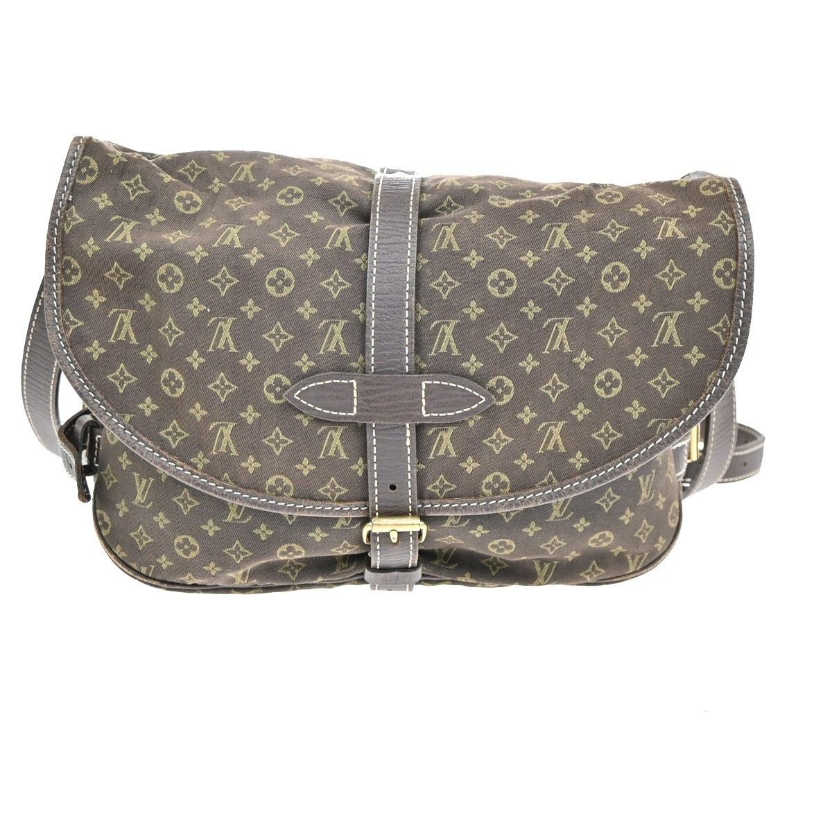 Louis Vuitton Louis Vuitton Saumur Handbag Mini Lin Size ONE SIZE - 2 Thumbnail