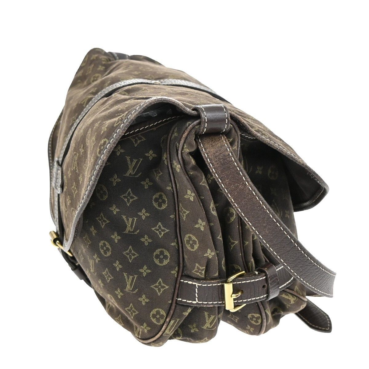 Louis Vuitton Louis Vuitton Saumur Handbag Mini Lin Size ONE SIZE - 4 Thumbnail