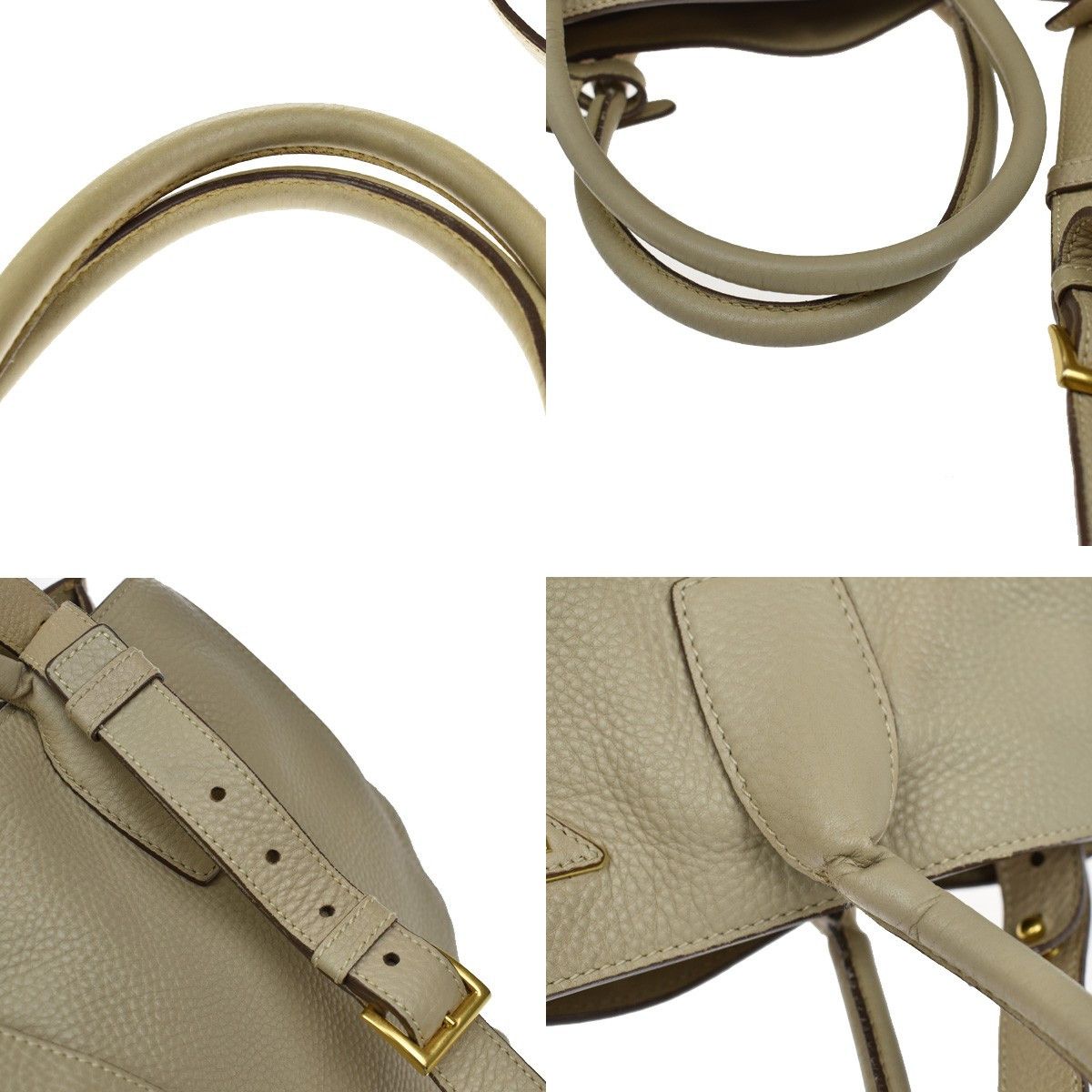 Prada Prada Twin Shopping Tote Vitello Daino Size ONE SIZE - 9 Thumbnail