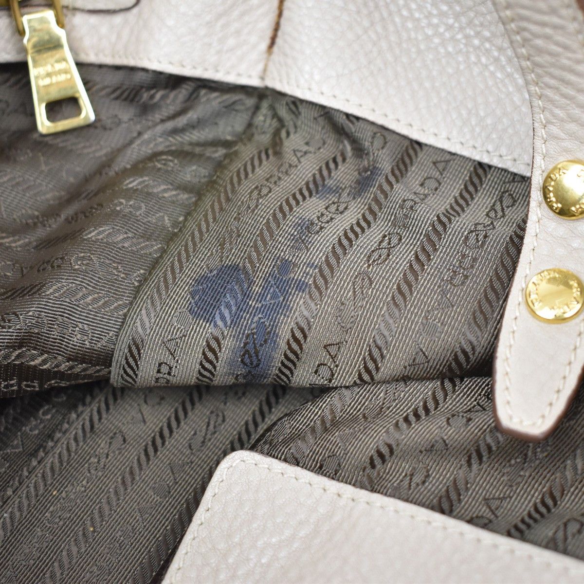 Prada Prada Twin Shopping Tote Vitello Daino Size ONE SIZE - 16 Thumbnail