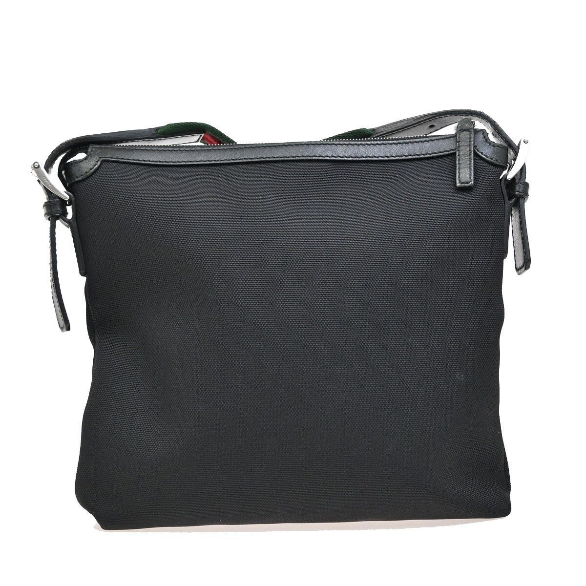 Gucci Gucci Web Strap Flat Messenger Bag Techno Canvas Size ONE SIZE - 2 Thumbnail