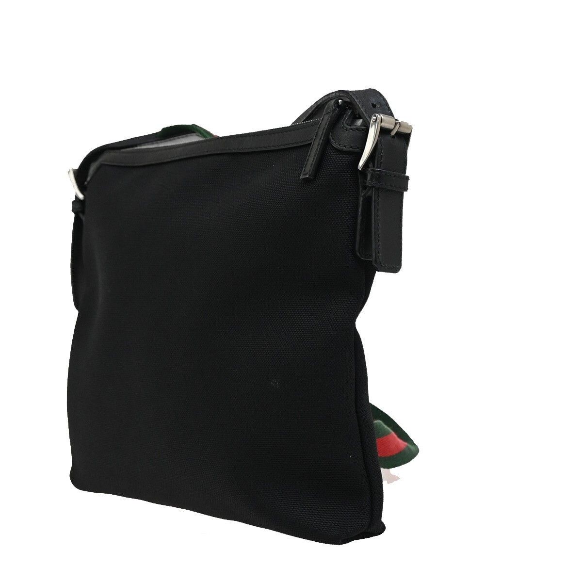 Gucci Gucci Web Strap Flat Messenger Bag Techno Canvas Size ONE SIZE - 4 Thumbnail