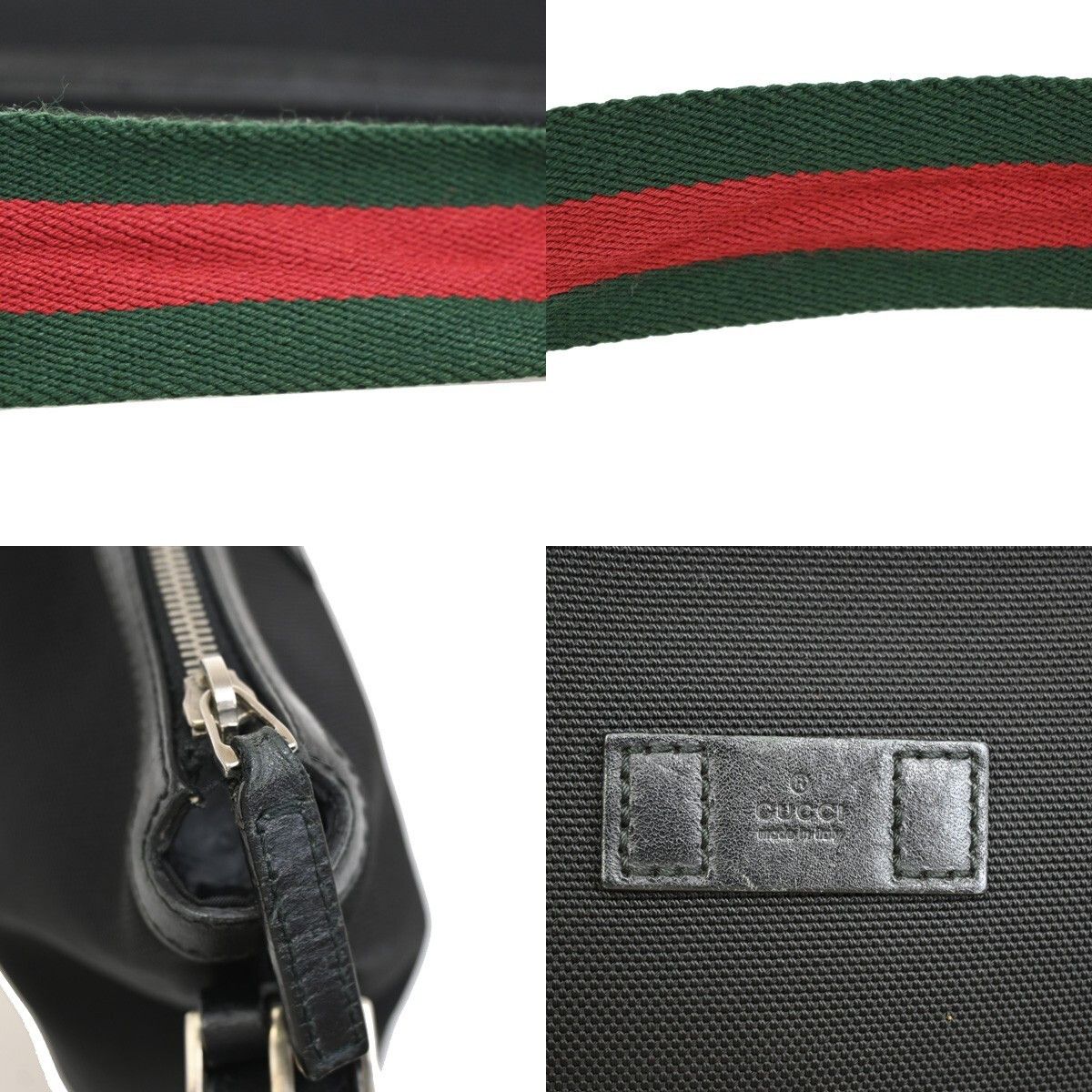 Gucci Gucci Web Strap Flat Messenger Bag Techno Canvas Size ONE SIZE - 10 Thumbnail