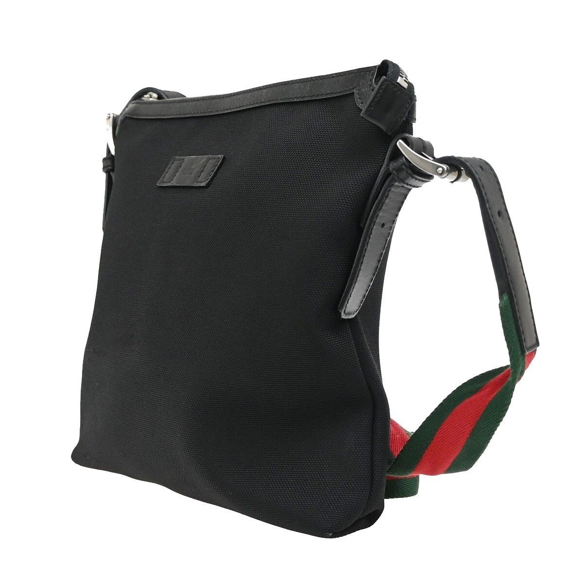 Gucci Gucci Web Strap Flat Messenger Bag Techno Canvas Size ONE SIZE - 3 Thumbnail