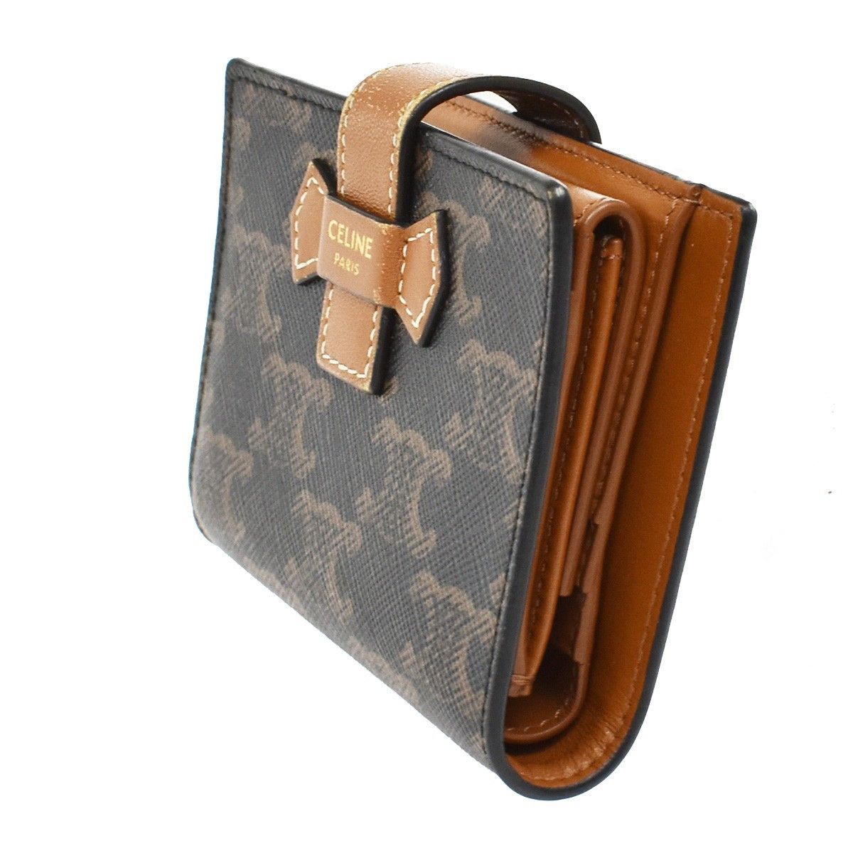 Celine Celine Strap wallet Triomphe coated canvas Size ONE SIZE - 3 Thumbnail