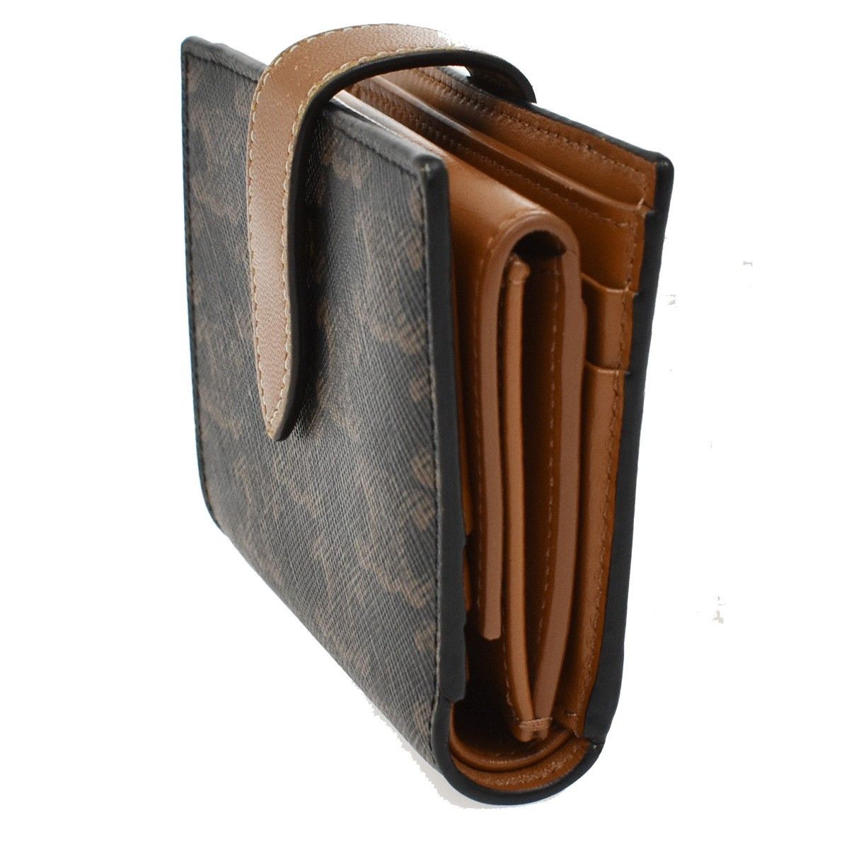 Celine Celine Strap wallet Triomphe coated canvas Size ONE SIZE - 4 Thumbnail